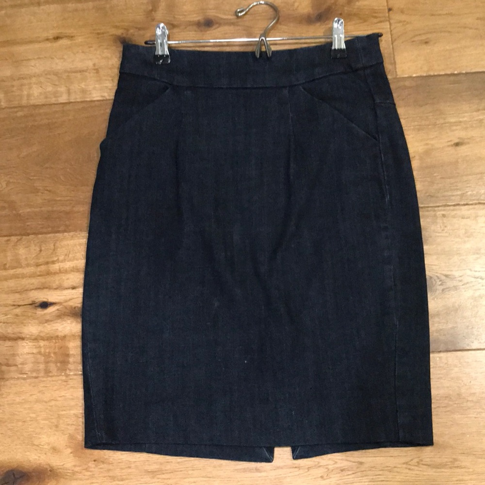 Jcrew denim skirt